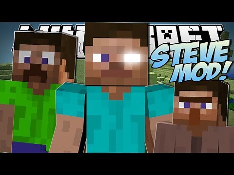 Minecraft | STEVE MOD (Creeper Steve, Killer Steves & More!) | Mod Showcase