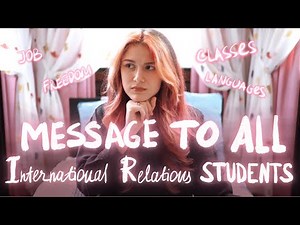what all IR students should know // job, classes, freedom