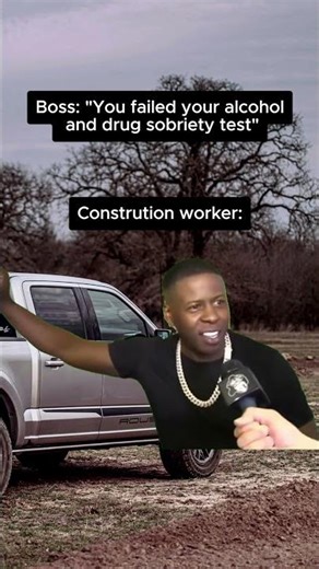 When you fail sobriety test at work #construction #bluecollar #boss