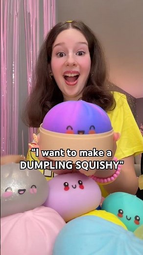 Go watch my EASY DUMPLING SQUISHY TUTORIAL! 😱🤭 *How to Make a Squishy at Home*