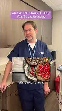 An ENT rates viral throat hacks #shorts #ent #sorethroat