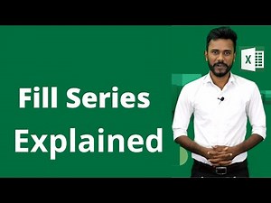 MS Excel - Fill Series - Auto fill - with formatting, without formatting & more I Vedanta