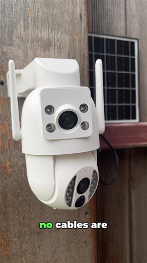 Solar Wireless Dual lens Security Camera#securitycamera #homesecurity #cctvcamera #nightvision