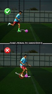 FAKE PENALTY SHOOTOUT TRICKS ⚽️. #football #footballskills #soccer #fakepenalty @highlight | Vikash Hwbm