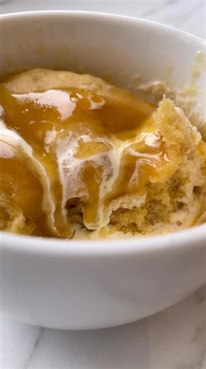 Guess the favourite pudding of 2025... 🍮 Our easiest ever sticky toffee was on a lot of your 'to-make' lists this year. Anna shows you how to do it in the microwave so it's quick and single-serving – perfect for when you fancy a little sweet treat all to yourself. Did you try it? Let us know in the comments and get the recipe below. Microwave sticky toffee pudding SERVES 1-2 PREP 2 mins COOK 3 mins EASY For the sponge 2 dates, pitted and finely chopped 2 tbsp light brown soft sugar 4 tbsp self-