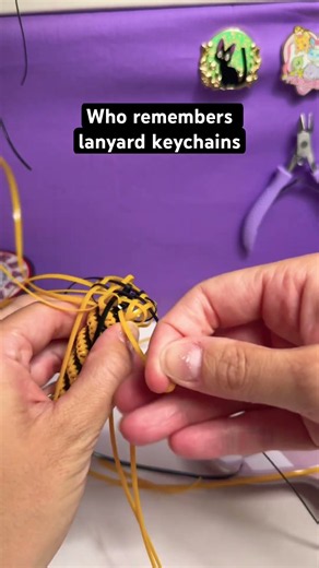 Remember how to start a lanyard keychain
