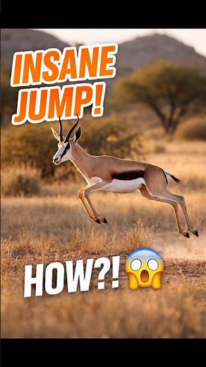 Springbok’s INSANE Jump Will Shock You 😳🐐