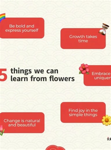 Let’s take inspiration from flowers and embrace growth, change, and the beauty in being ourselves 🌷💖 #EmbraceGrowth #BeYourself #Japansdates | Japansdates