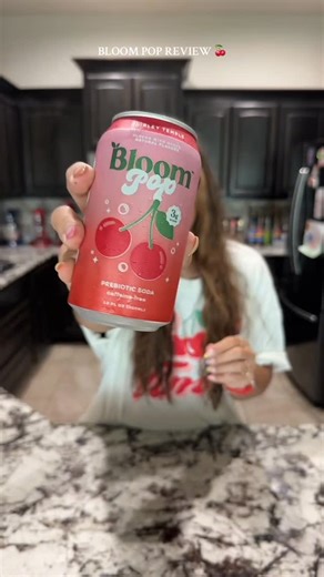 Drink Freak on Instagram: "The new Bloom pop soda review, today I tried the Shirley temple 🍒 @bloomsupps #shirleytemple #bloom #bloompop #prebiotic #drinkreview"