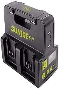 Sun Joe 24-Volt iON+ Cordless Inverter Generator with AC Adapter, 2.7-Amp AC Receptacle, and 3-Watt LED Spotlight