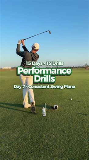 15 Days • 15 Drills: Day 7 - Consistent Swing Plane Like and Follow along! #golf #golfer #golfswing #golfcoach #golfinstruction