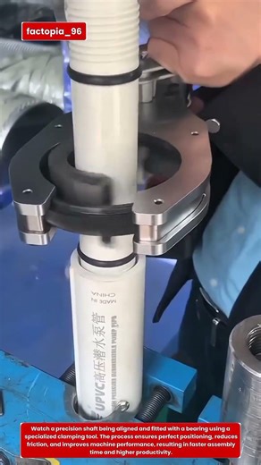 Precision Shaft Assembly & Bearing Installation — Satisfying Industrial Process in Action