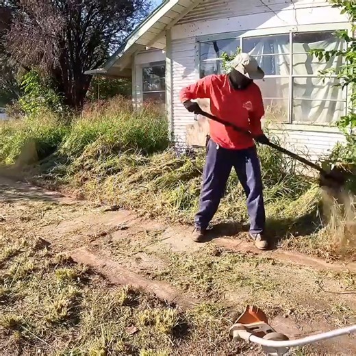9.2K views · 232 reactions | This Neglected Yard That Looked Lifeless Got A Total Makeover For Free! | Life with Al Bladez | Facebook