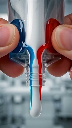 Why Toothpaste Stripes NEVER Mix 🤯#shorts #3danimation #facts