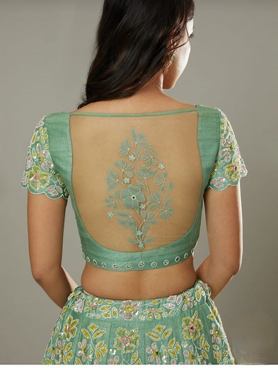 11K views · 165 reactions | Net saree blouse designs ❤️ look at this  #mostbeautifuldesigns #blousebackneckdesign #netsaree #designideas #designinspiration #new #fastivalfasion ✨✨ #easystitch #designlove #designlovers #designlife #fbreelsfypシ゚viralシ #followformore designs and idea's  | Reba Modak | Facebook