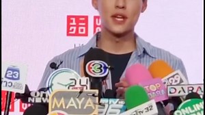 【Billkin中字翻译】20240130 Billkin 优衣库活动采访 谈到私生问题