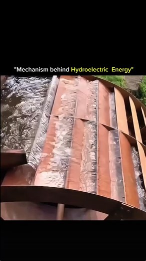 Explained Everything on Instagram: "Water flowing… but secretly generating electricity ⚡🌊 Hydroelectric energy works by converting the natural motion of flowing water into usable power. When water stored at height flows downward, its potential energy turns into kinetic energy, spinning turbine blades with immense force. That rotation drives a generator, where mechanical motion is transformed into electrical energy, supplying clean and renewable power to cities without burning fuel. Water stored