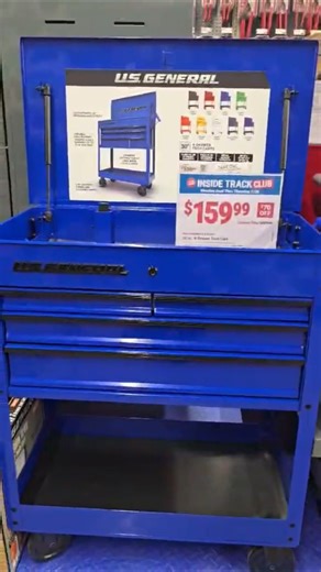 Harbor Freight US Gerneral 4 Drawer Tech Cart $159.99