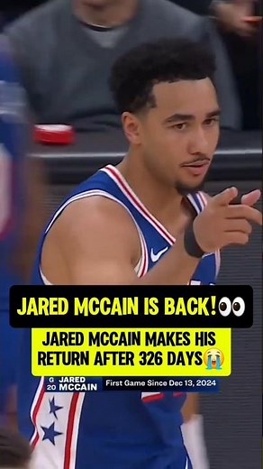 FINALLY Jared McCain RETURNS🙌