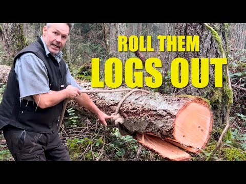 Skidding logs with a F-250 4x4, Rigging Tips!