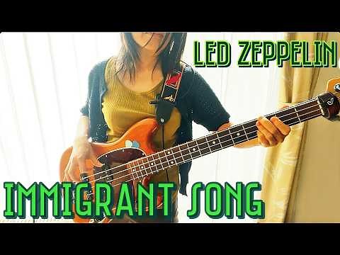 Immigrant Song - Led Zeppelin Bass Cover 移民の歌【John Paul Jones】ムスタングベース