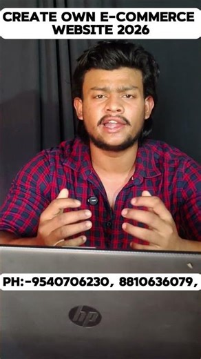 Create Your Own E-commerce Website | Online Store Development | Shopping Website 2026