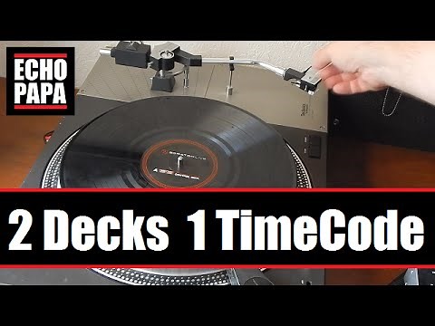 VirtualDJ 8: Control 2 Decks with 1 TimeCode