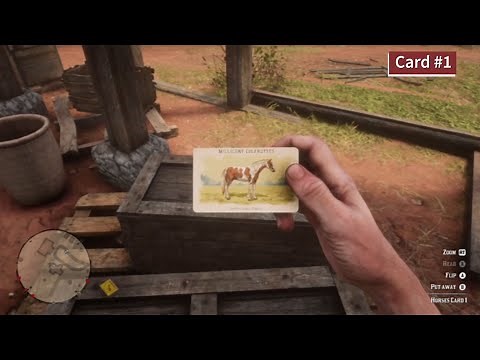 Red Dead Redemption 2 - All 12 Breeds of Horses Card Set Locations