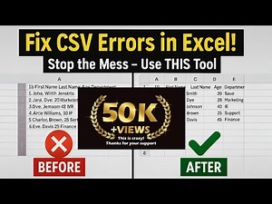 6. Why Your CSV Files Look Wrong in Excel (And How to Fix It!)