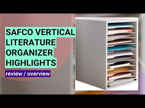 Review: Safco Vertical Literature Organizer - Perfect for Office & Classroom!