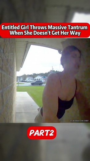 “Doorbell Cam Captures Shocking Tantrum After Girl Doesn’t Get Her Way ” | Cops Digital5