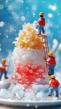 Miniature Workers Build the Perfect Cake – The Ultimate Dessert Construction!