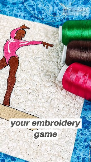 level up with embroidery supplies from ThreadArt.com. We offer the perfect blend of quality and affordability. #threadart #machineembroidery #DIY | Threadart