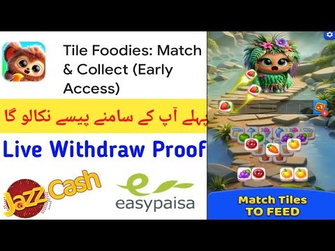 Tile Foodies Match & Collect App Real Or Fake | Tile Foodies Game Withdrawal | Legit Or Scam |Review