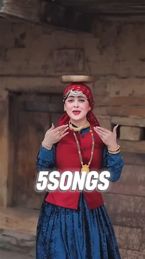 🎧 Top 5 Superhit Pahadi Songs You Can't Stop 💃🔥Listening shaky-gulabi #explore #song #ytshorts