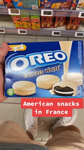 French American must haves 😋#musthaves #france #snack #snacktime #oreo