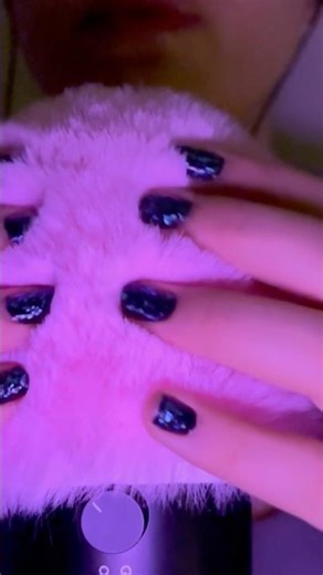 ASMR gentle mic scratching ✨ (full vid on my channel) #asmr #micscratching #slowasmr