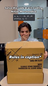 14K views | Ninja Slayground Giveaway!  Rules  1. Comment down the answer 2. Follow us 3. Post this reel as your story and tag (@coding.ninjas ) Coding Ninjas! #codingninjas #ninjaslayground #giveaway | Coding Ninjas | Facebook