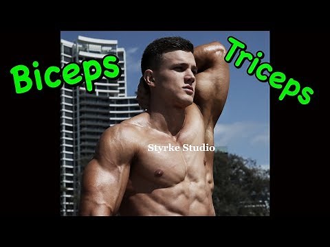 Natural Bodybuilding Arms Workout Justin Styrke Studio
