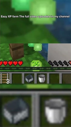 "Easy XP Farm in Minecraft Bedrock 🚀 0–49 Levels in 5 Mins #Minecraft #gaming #xpfarmminecraft #game