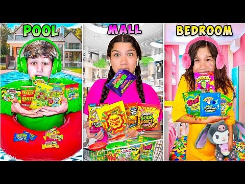 LAST To STOP Eating SOUR CANDY Wins a Mystery Prize!