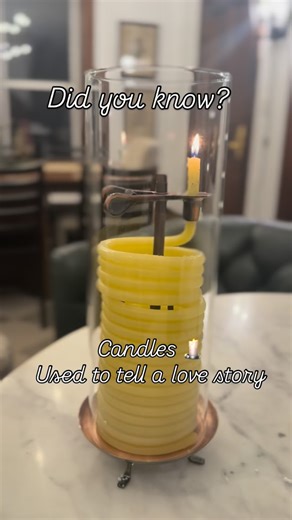 Did you know candles used to tell a love story? This was called a courting candle.. a tradition that dates all the way back to the 1600’s. Families would twist pure beeswax into rope candles and use the slow burn to quietly “time” how long a young suitor could visit. The longer the rope, the longer he was welcome… and the shorter ones? Well.. they didn’t stay long if they drew the short rope 😉 Today, this old-world tradition lives on in this beautiful beeswax by-the-hour candle. Not only is it 