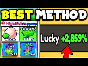The Best Method for MAX LUCK in Bubble Gum Simulator Infinity