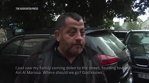 Destruction in central Beirut street after Israeli strike close to landmarks kills five people