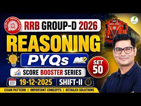 RRB Group D 2026 I Score booster Series | Set 50 🚀 सिलेक्शन यही से होगा