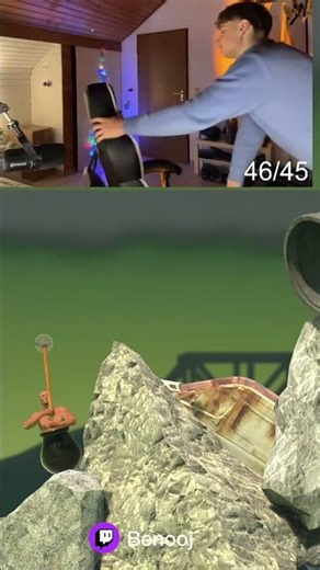 Getting Over It Rage! #fyp #viral #rage #live #funny #gaming #ragequit