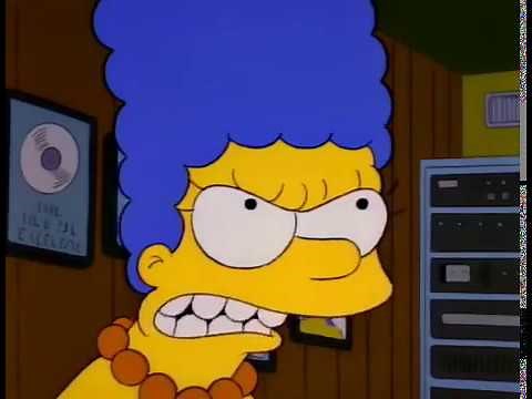 The Simpsons - Marge grinds teeth