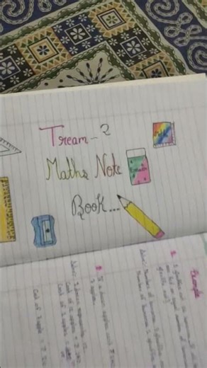 Math note book design