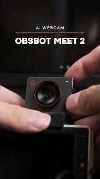 OBSBOT Meet 2 AI-Powered Webcam for Live & Professional Online Meeting