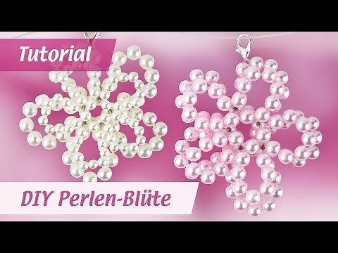 Perlen-Blüten basteln - Blumen & Kirschblüten